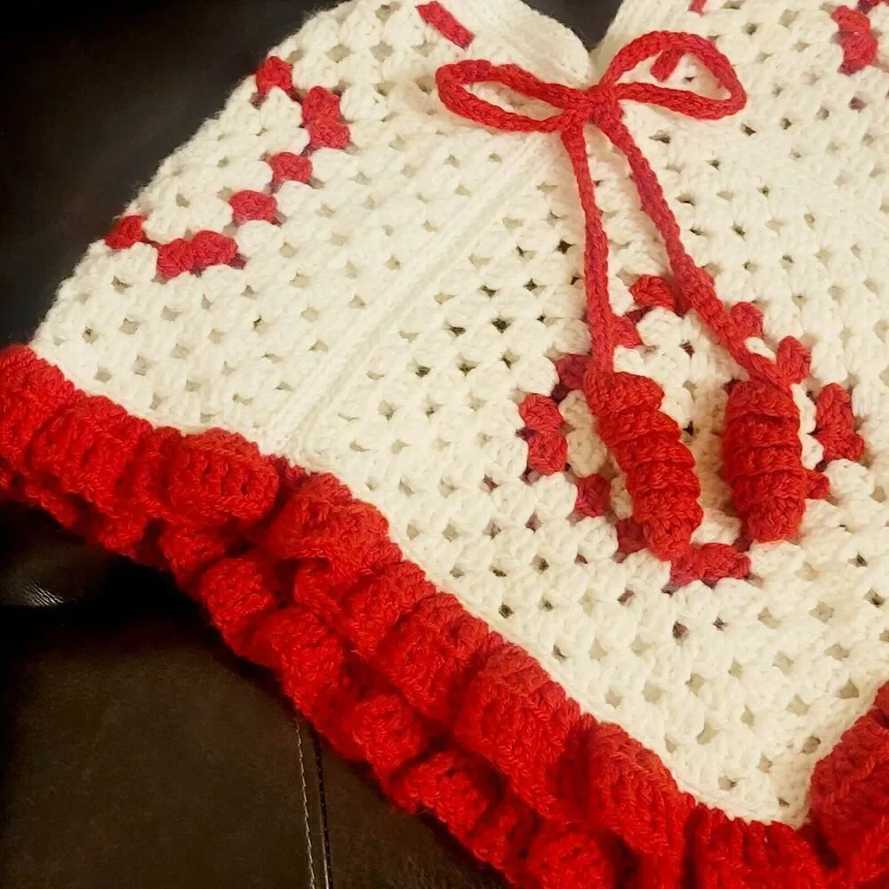 Handmade vintage red